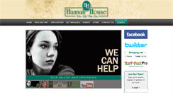 Desktop Screenshot of hannahhouseark.com