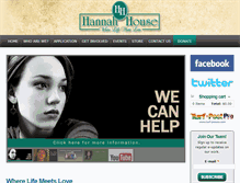 Tablet Screenshot of hannahhouseark.com